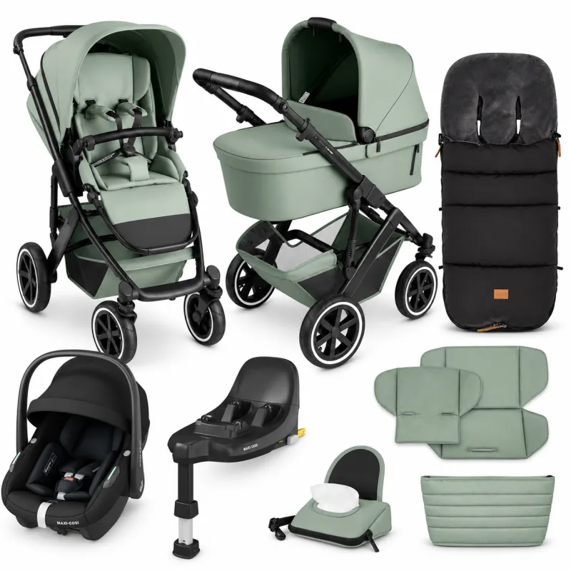 Abc Design Salsa 5 Air, adaptéry a fusak Fillikid ZDARMA + autosedačka a základna Maxi-cosi